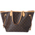 Louis Vuitton Neverfull MM Monogram Tote Bag M40156 Canvas